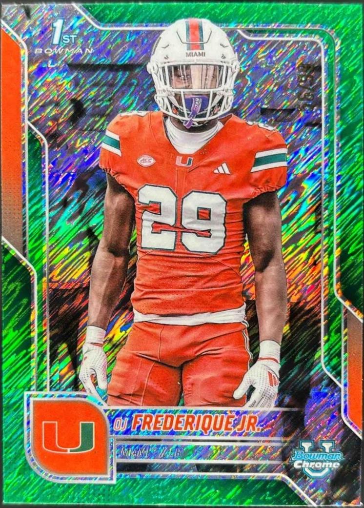 OJ FRederique Jr. [Green Shimmer Refractor] #92