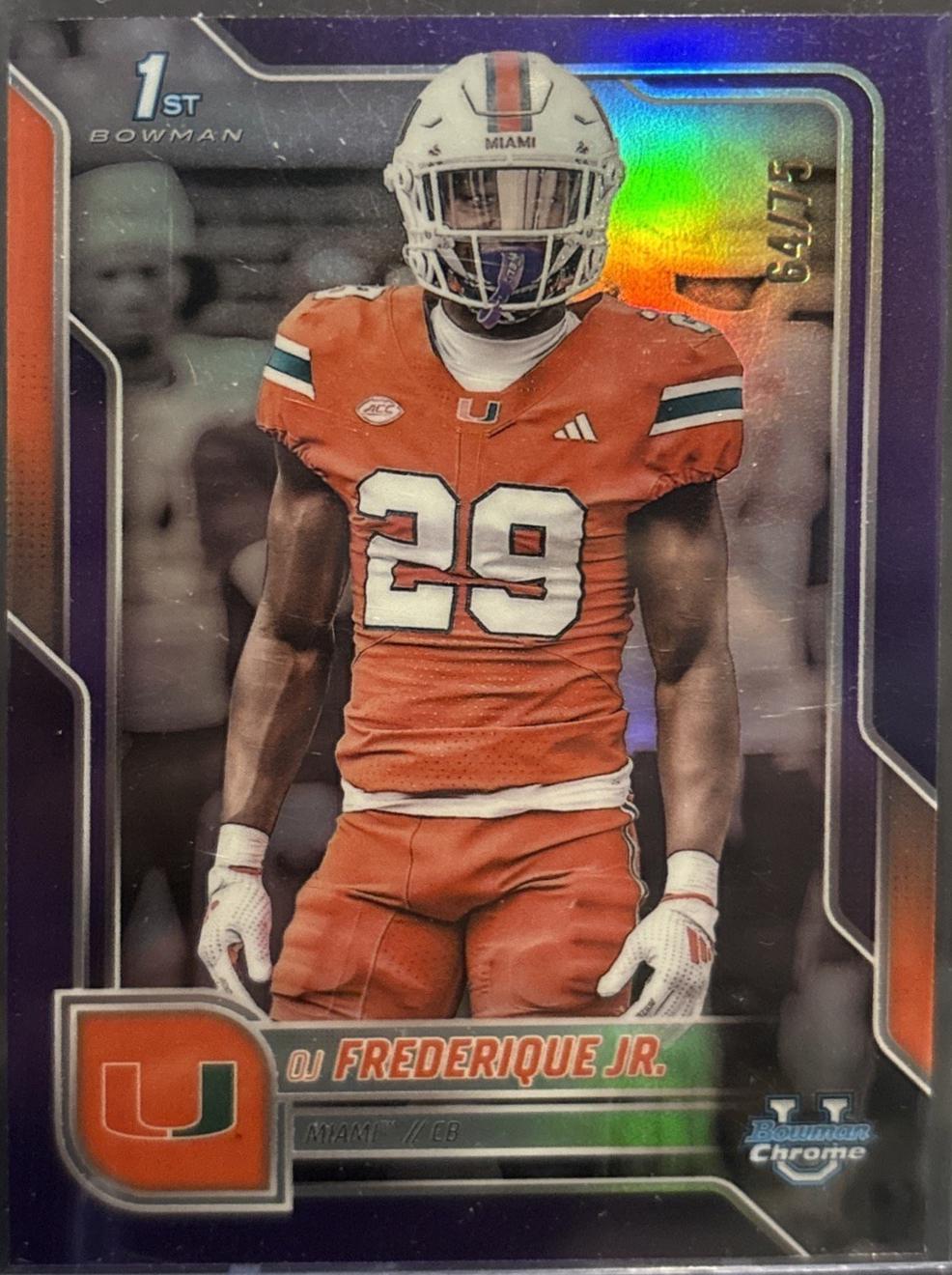OJ FRederique Jr. [Purple Refractor] #92