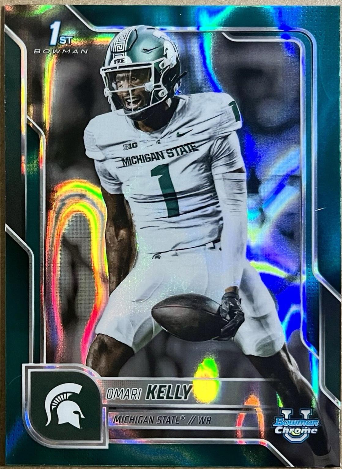 Omari Kelly [Aqua Refractor] #38