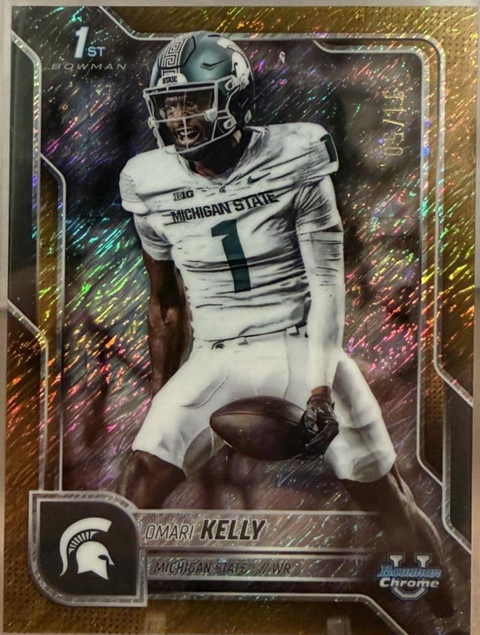 Omari Kelly [Gold Shimmer Refractor] #38