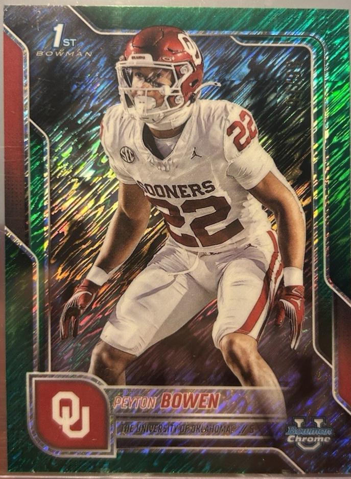 Peyton Bowen [Green Shimmer Refractor] #111
