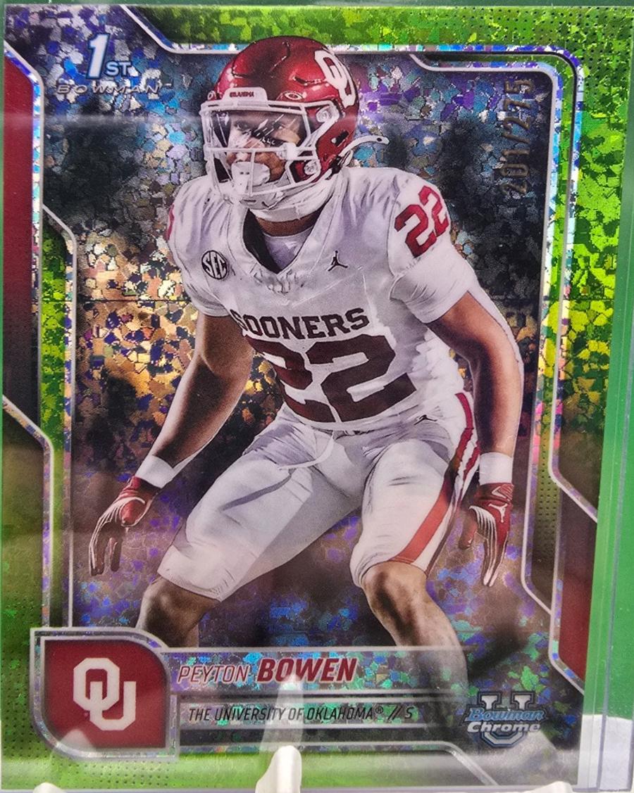 Peyton Bowen [Lime Green Mini-Diamond Refractor] #111