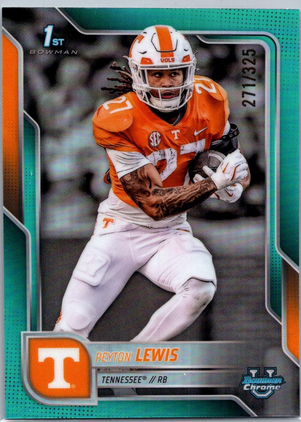 Peyton Lewis [Aqua Refractor] #97