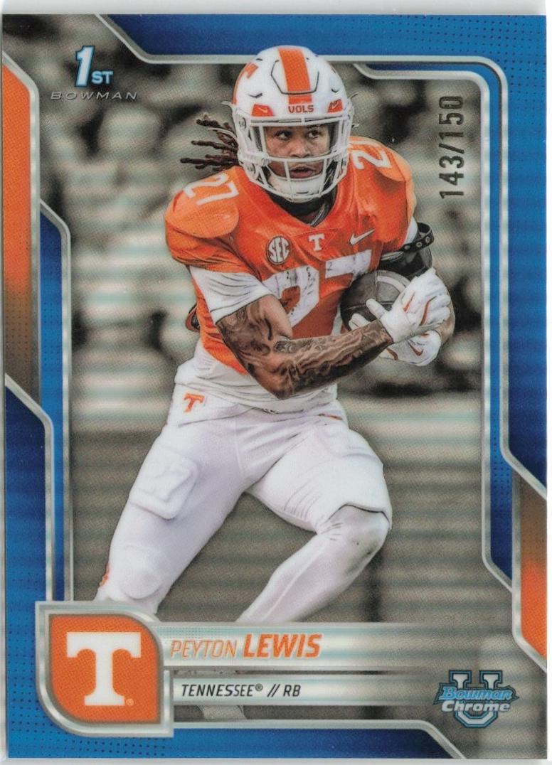 Peyton Lewis [Blue Refractor] #97