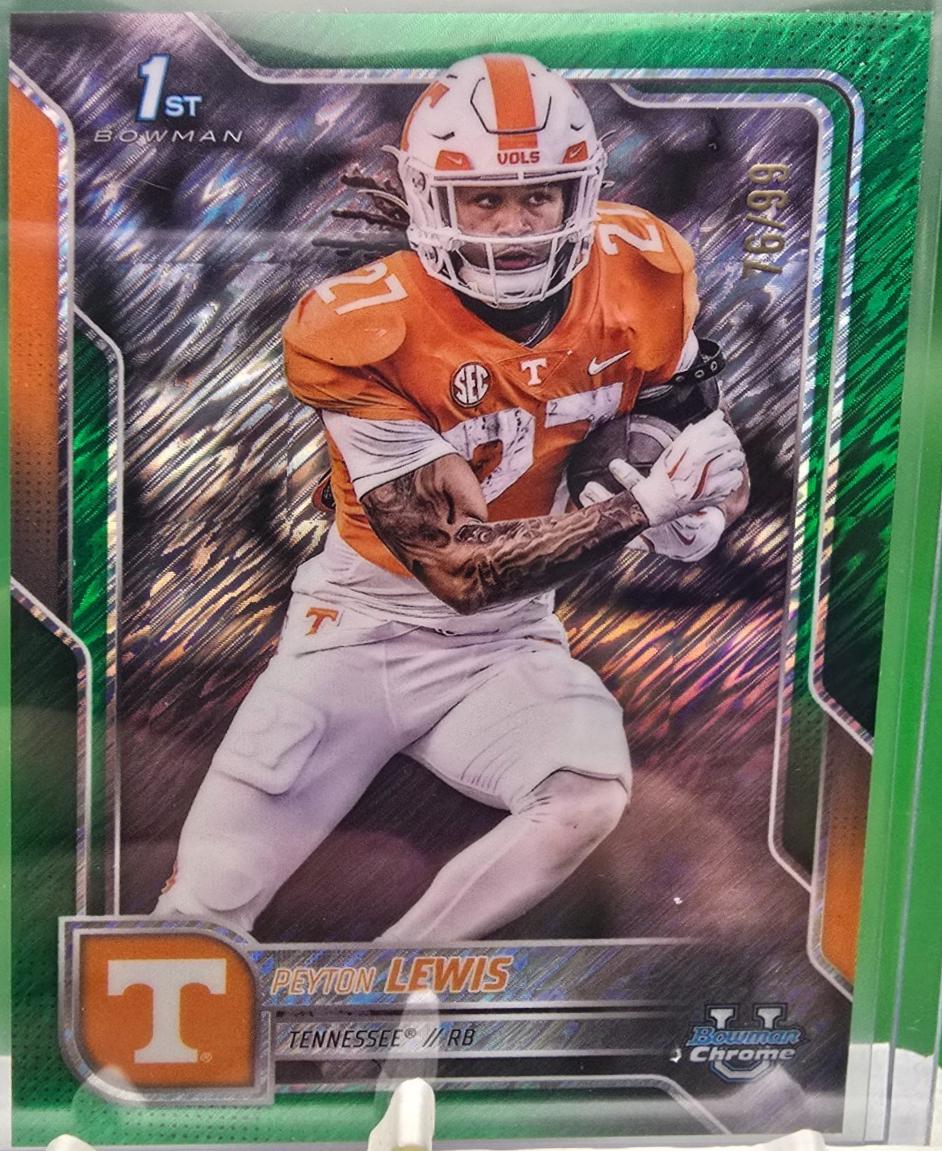 Peyton Lewis [Green Shimmer Refractor] #97