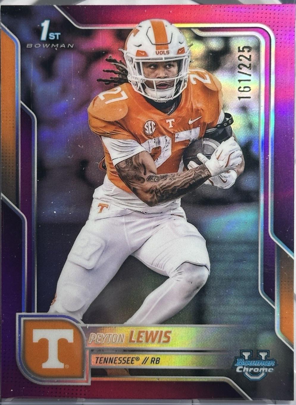 Peyton Lewis [Pink Lava Refractor] #97