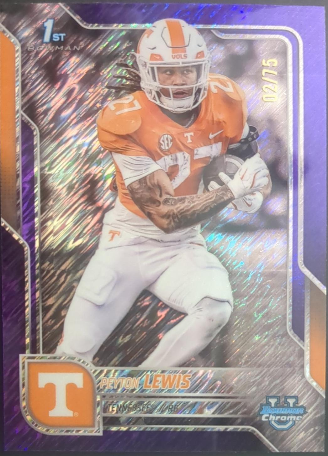 Peyton Lewis [Purple Refractor] #97