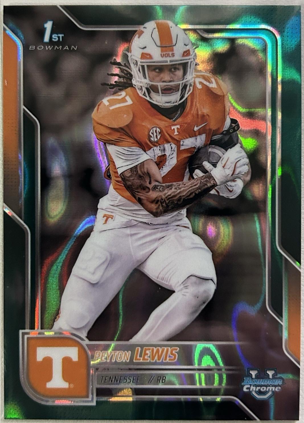 Peyton Lewis [Teal Lava Refractor] #97