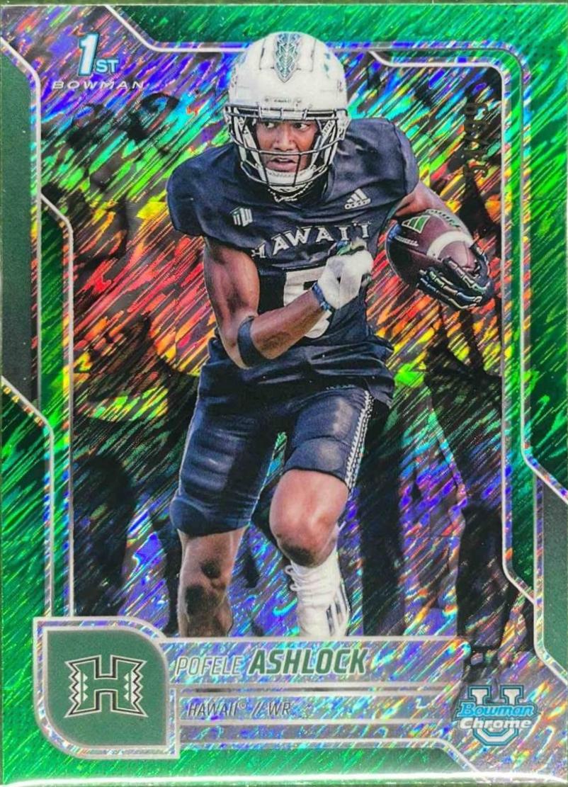 Pofele Ashlock [Green Shimmer Refractor] #15