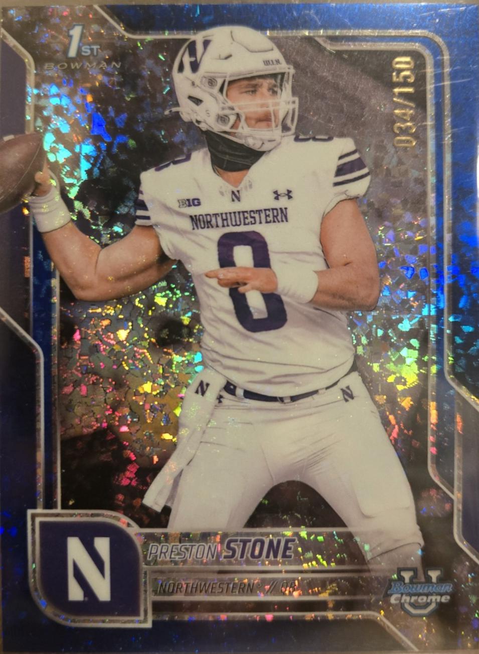 Preston Stone [Blue Mini-Diamond Refractor] #198