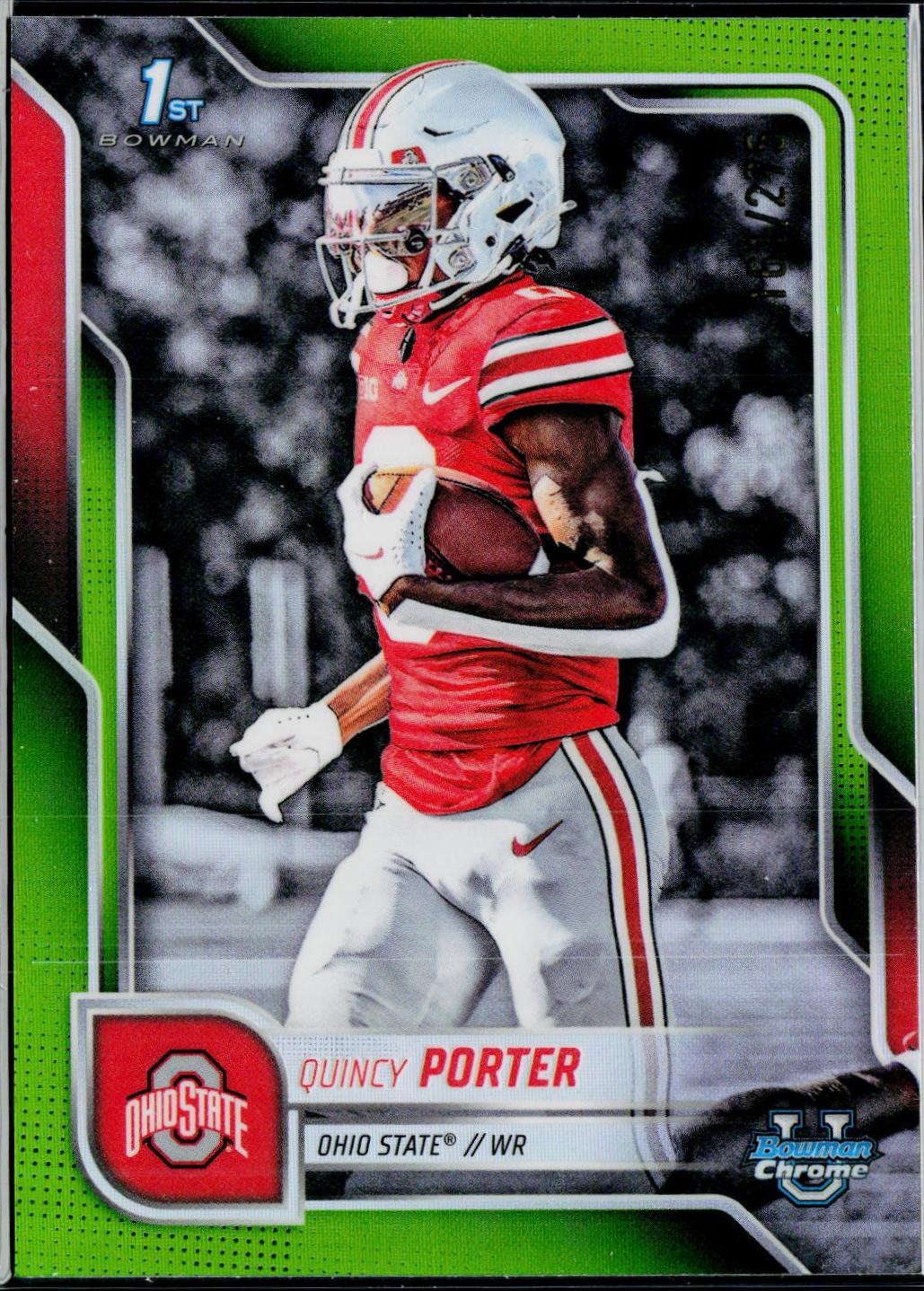 Quincy Porter [Lime Green Refractor] #95