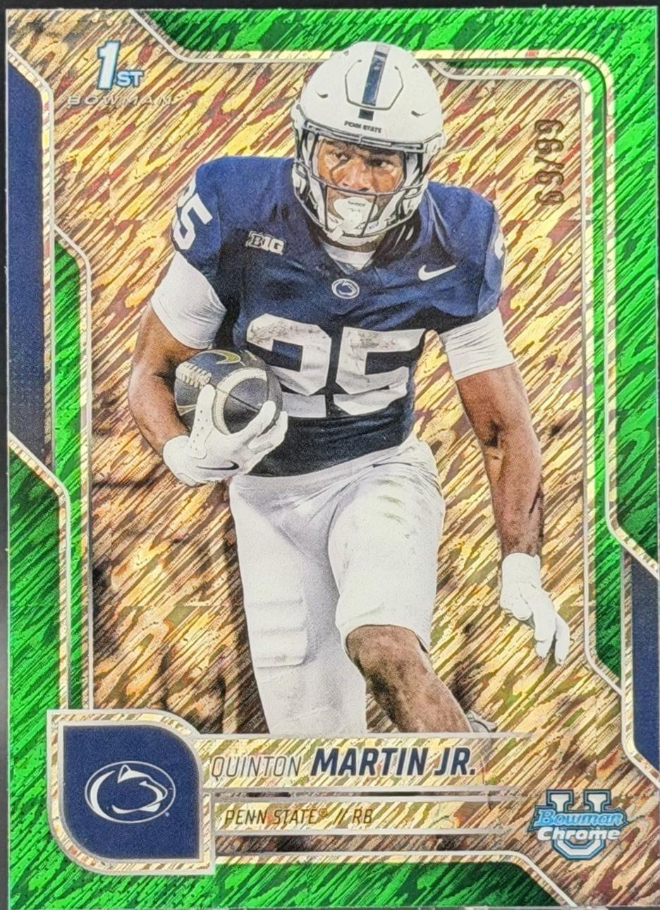 Quinton Martin Jr. [Green Shimmer Refractor] #167
