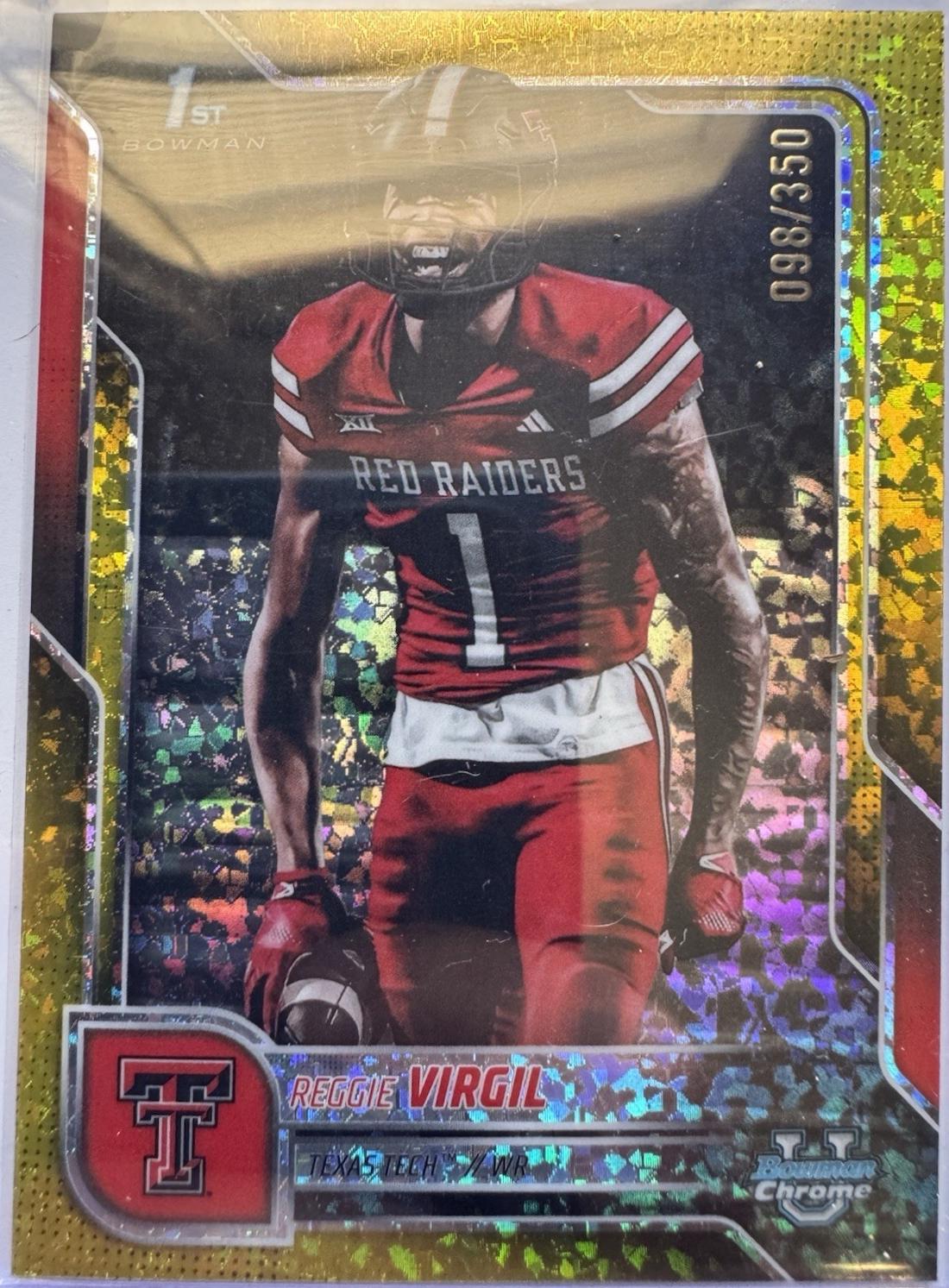 Reggie Virgil [Yellow Refractor] #164