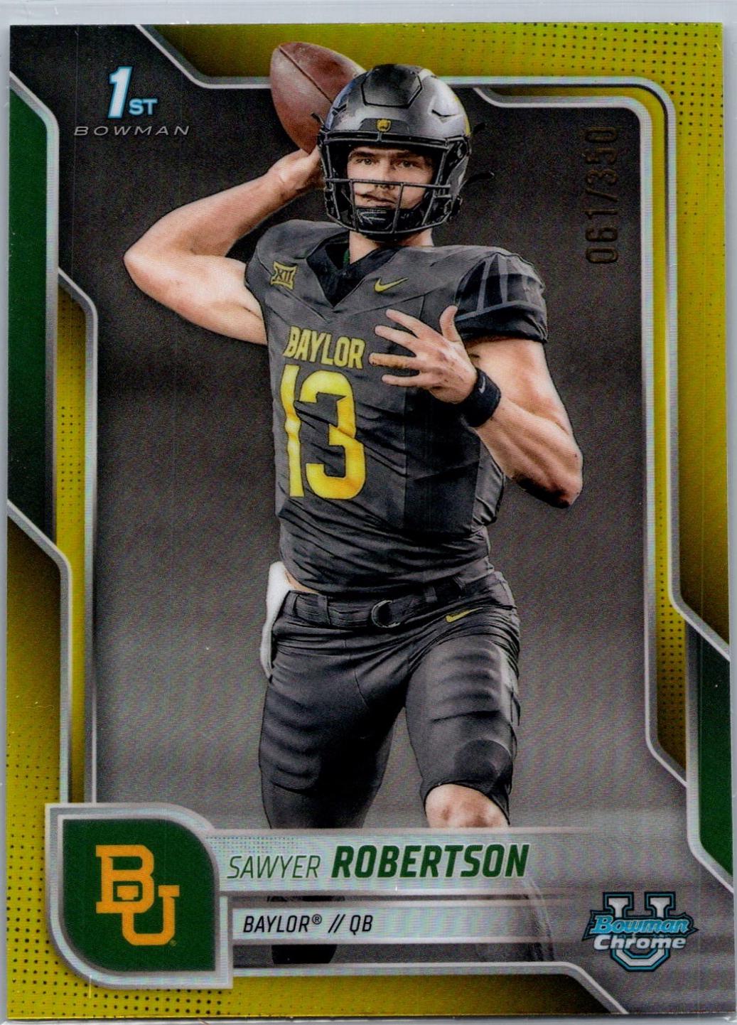 Sawyer Robertson [Yellow Refractor] #33