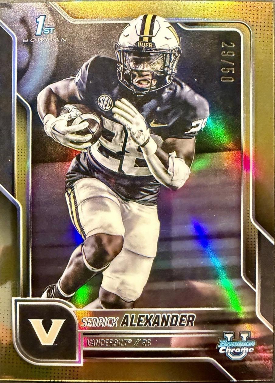 Sedrick Alexander [Gold Refractor] #14