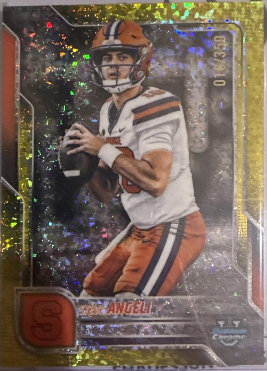 Steve Angeli [Yellow Mini-Diamond Refractor] #193