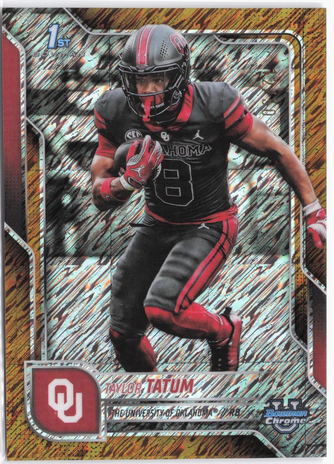 Taylor Tatum [Gold Shimmer Refractor] #125