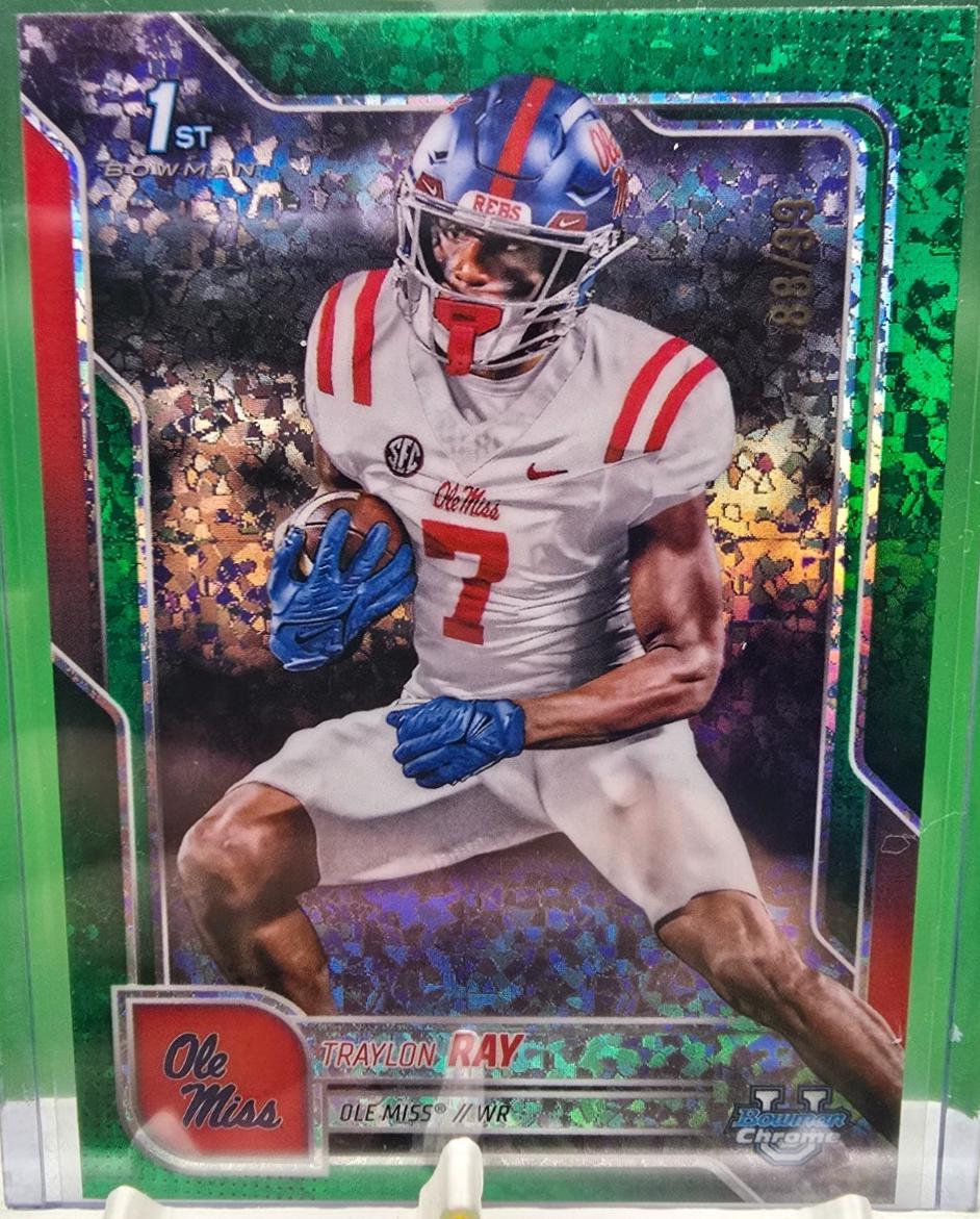 Traylon Ray [Green Mini-Diamond Refractor] #134