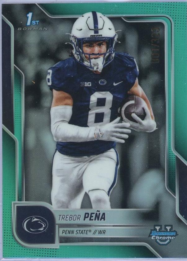 Trebor Pena [Aqua Refractor] #11
