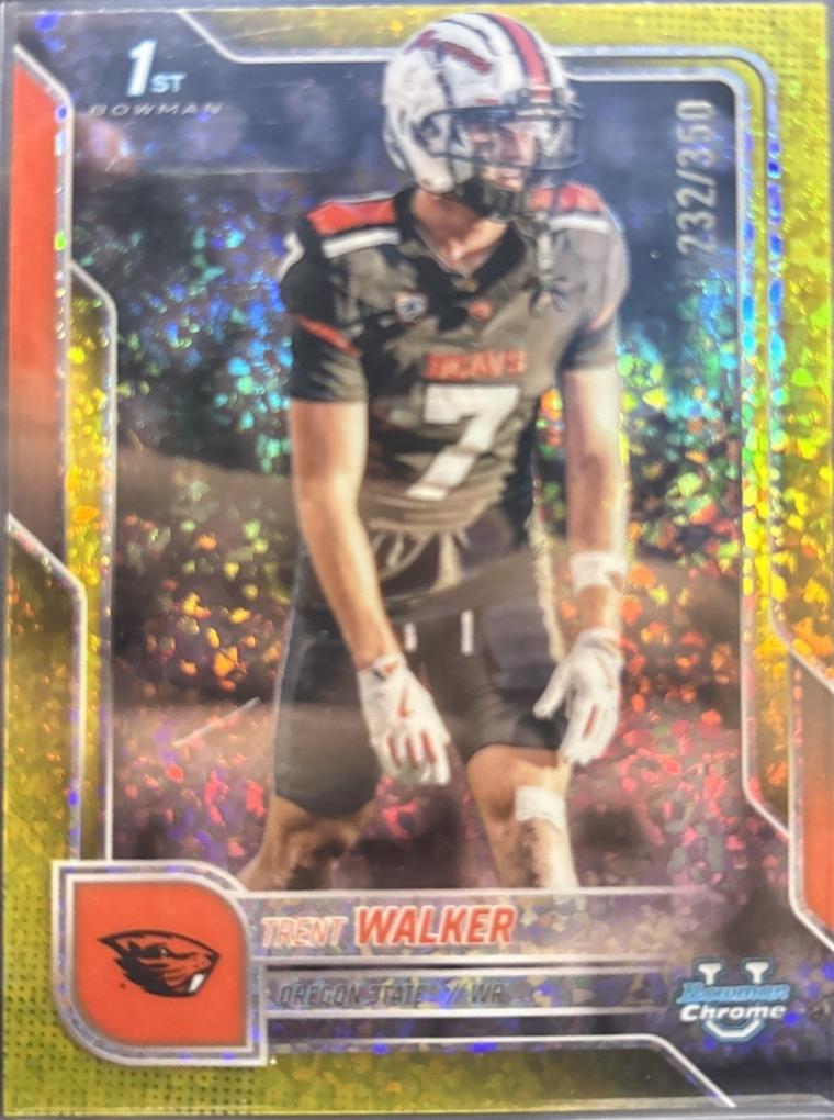 Trent Walker [Yellow Refractor] #54