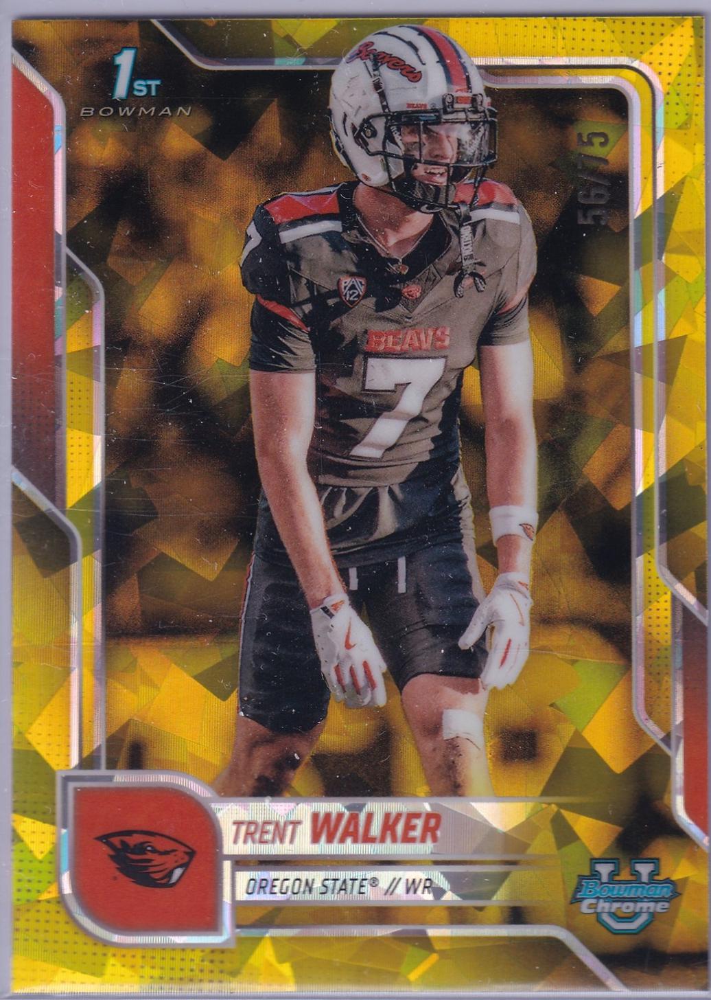 Trent Walker [Yellow Sapphire] #54