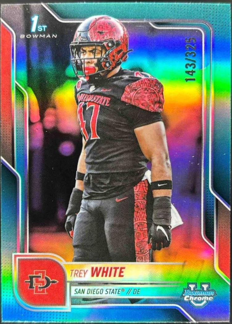 Trey White [Aqua Refractor] #25