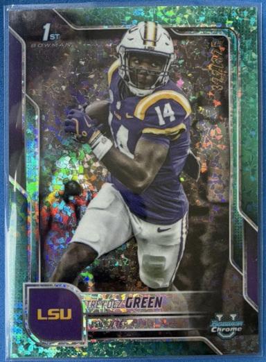 Trey'Dez Green [Aqua Mini-Diamond Refractor] #94