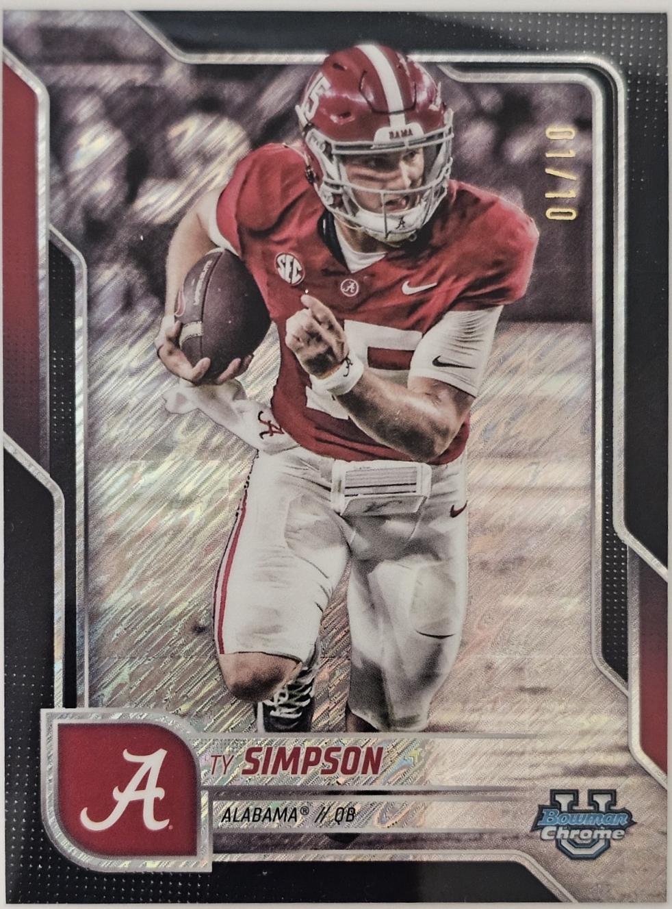 Ty Simpson [Black Shimmer Refractor] #151