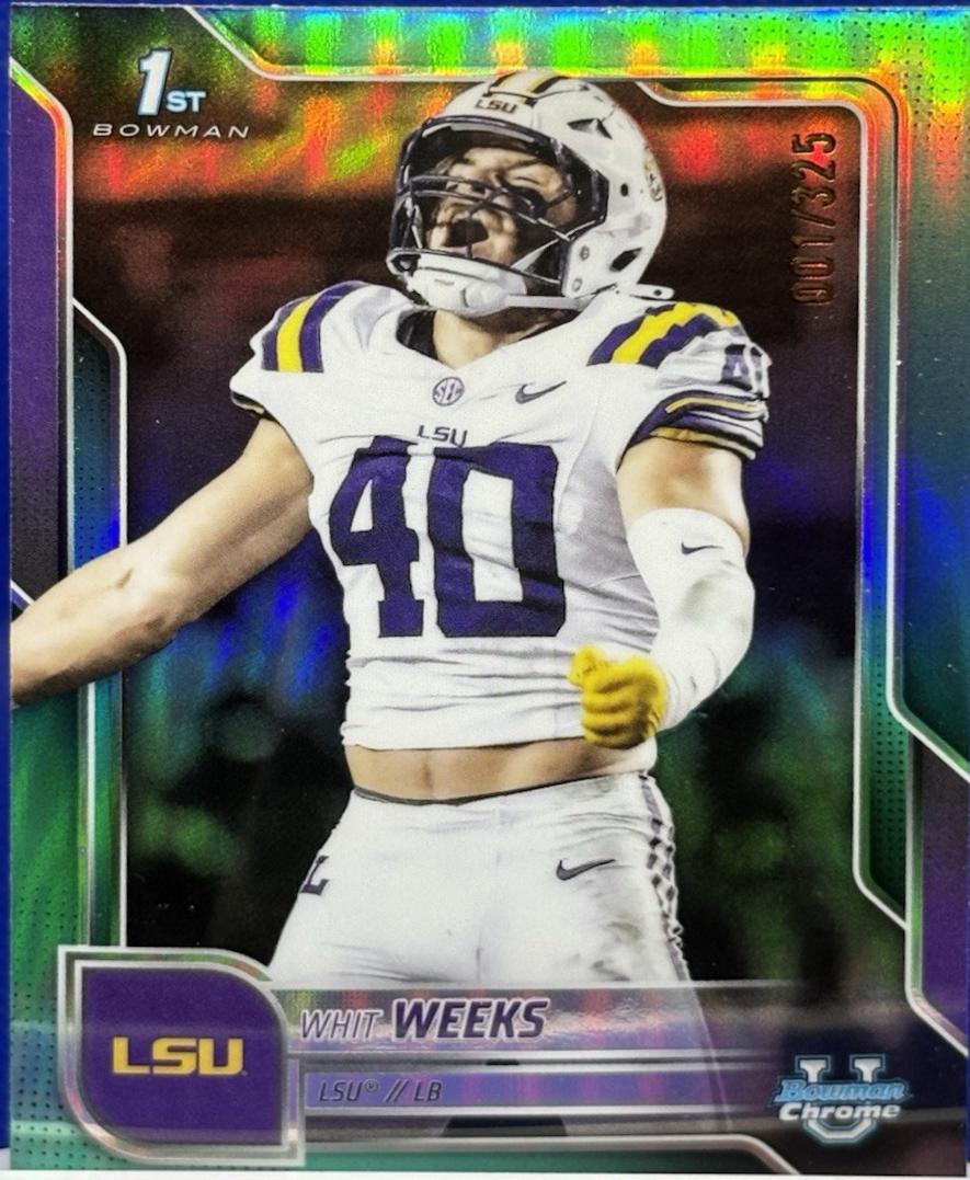 Whit Weeks [Aqua Refractor] #128