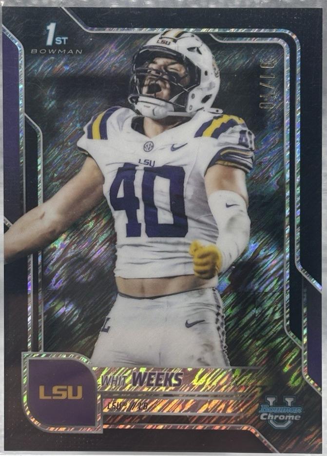 Whit Weeks [Black Shimmer Refractor] #128