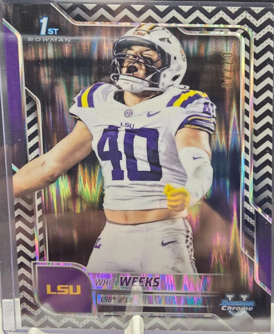 Whit Weeks [Black White Stealth Refractor] #128