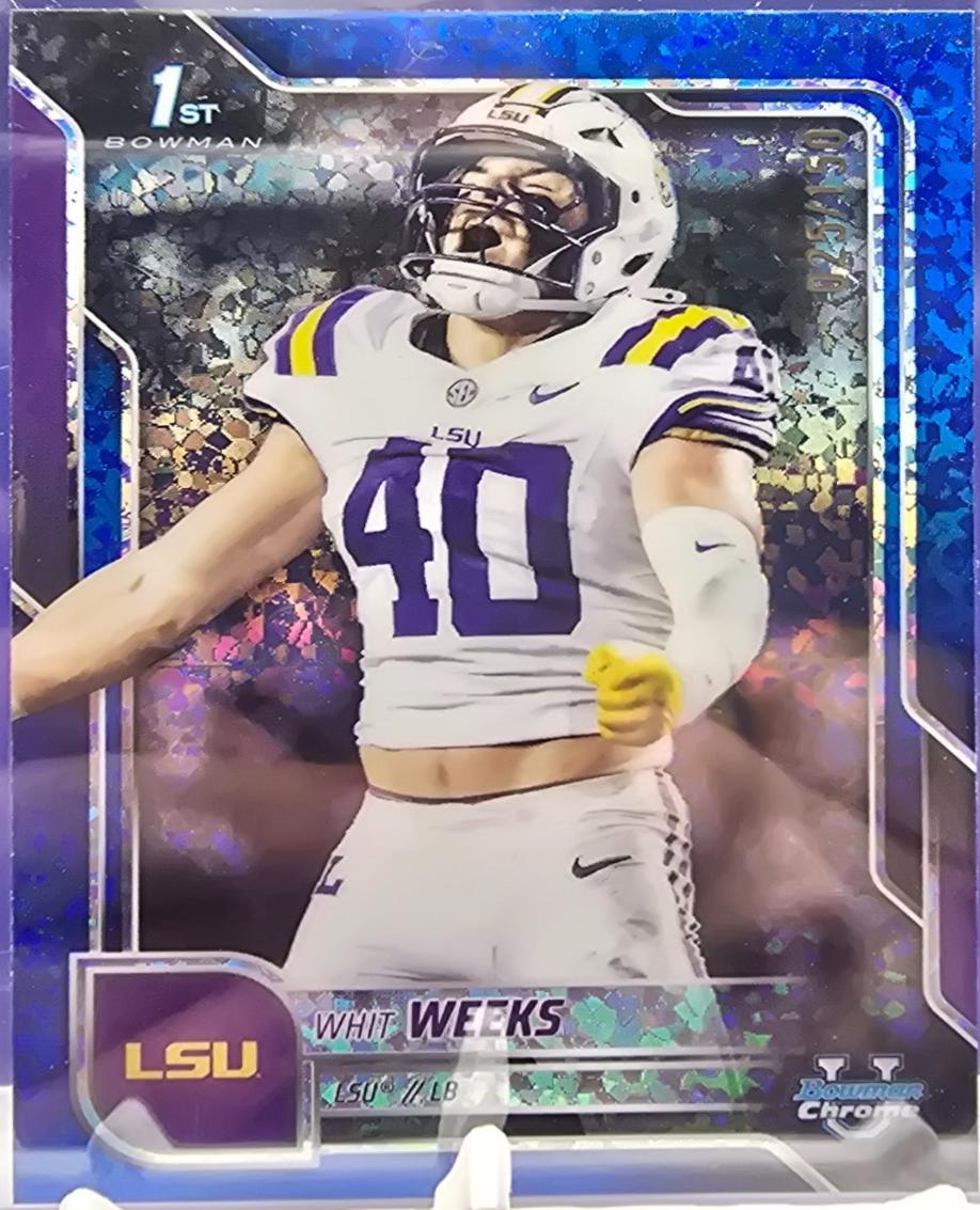 Whit Weeks [Blue Mini-Diamond Refractor] #128