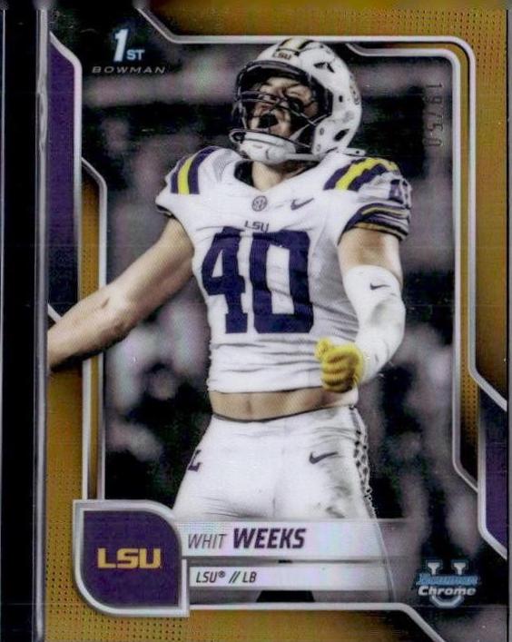 Whit Weeks [Gold Refractor] #128