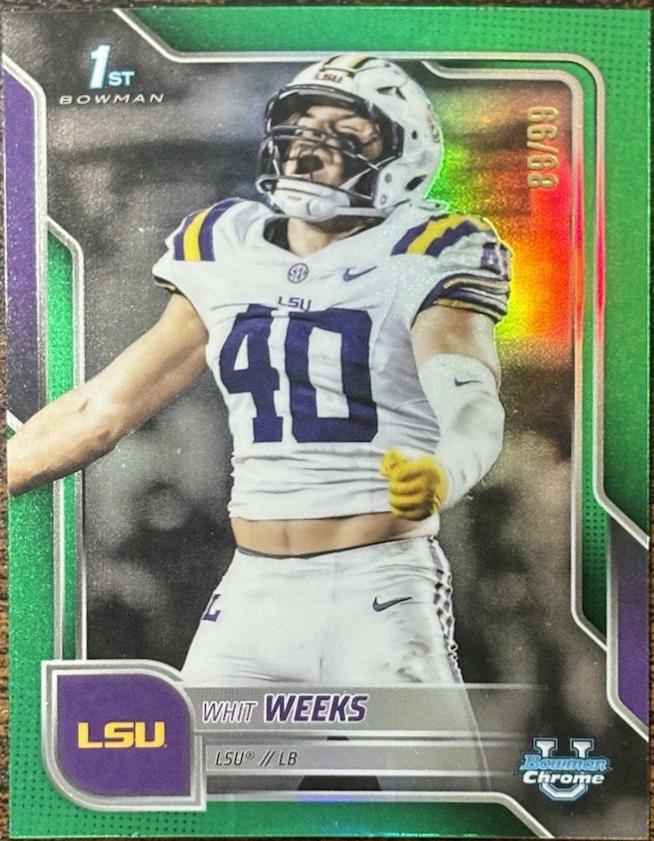 Whit Weeks [Green Refractor] #128
