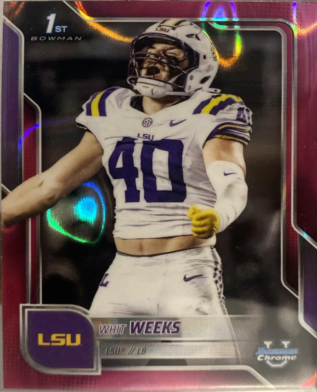 Whit Weeks [Pink Lava Refractor] #128