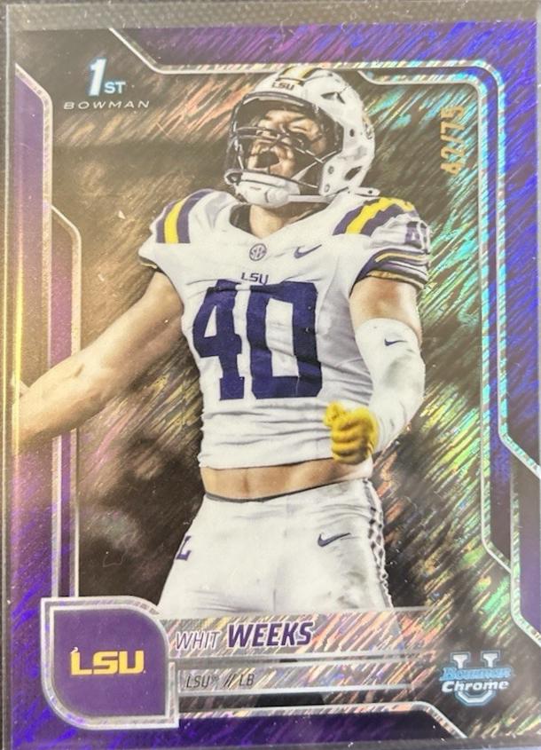 Whit Weeks [Purple Refractor] #128
