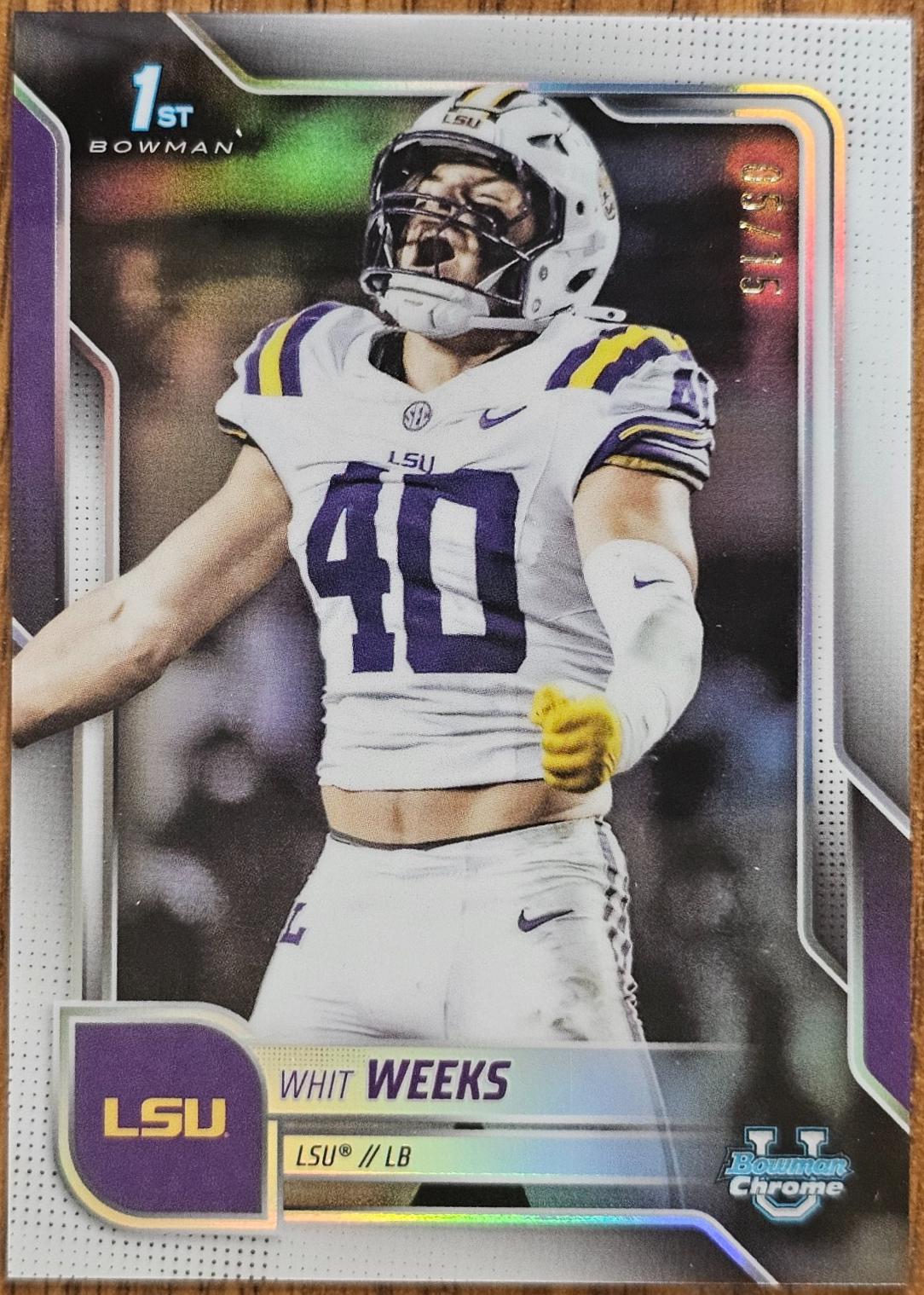 Whit Weeks [White Refractor] #128