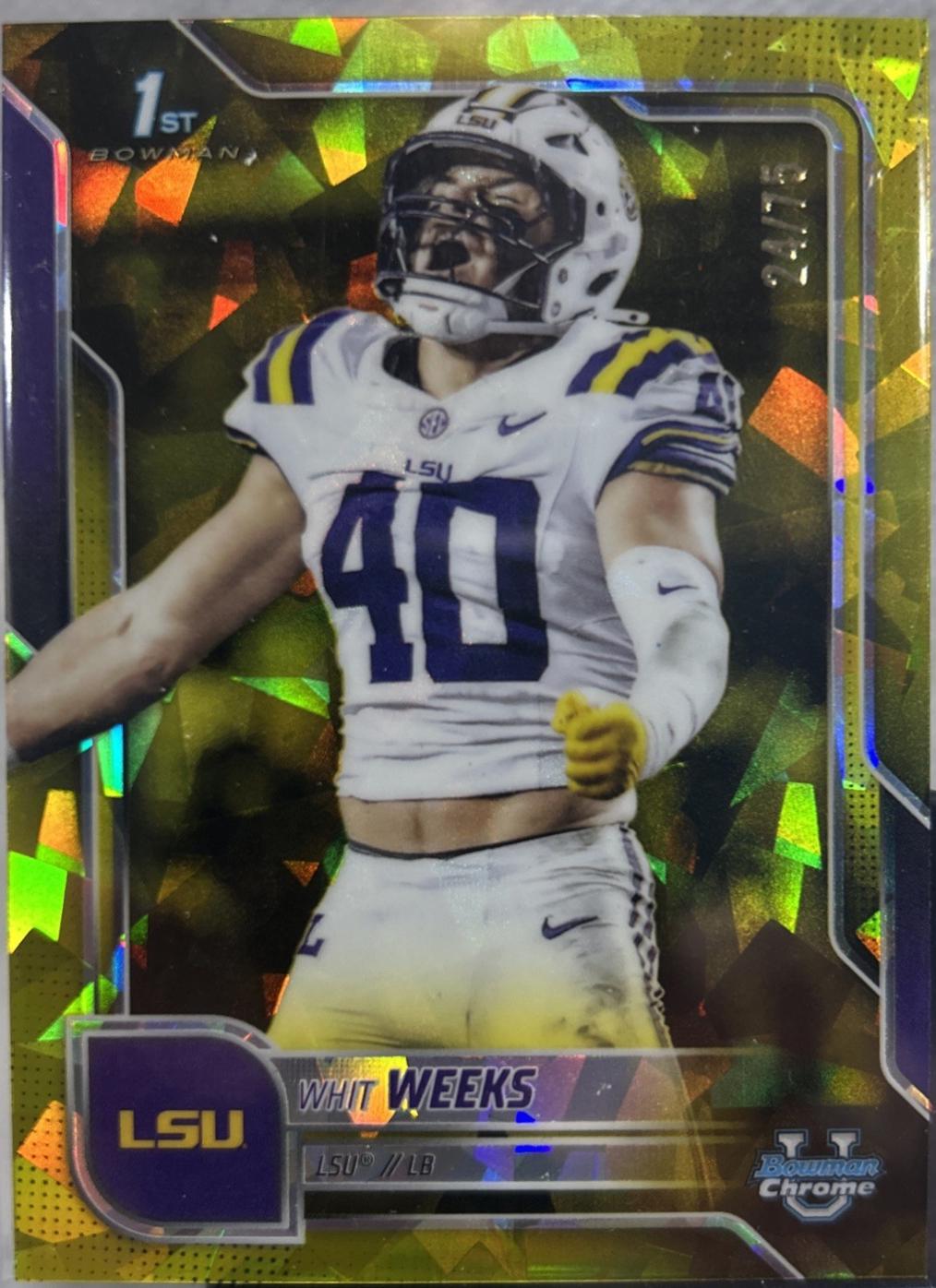 Whit Weeks [Yellow Sapphire] #128