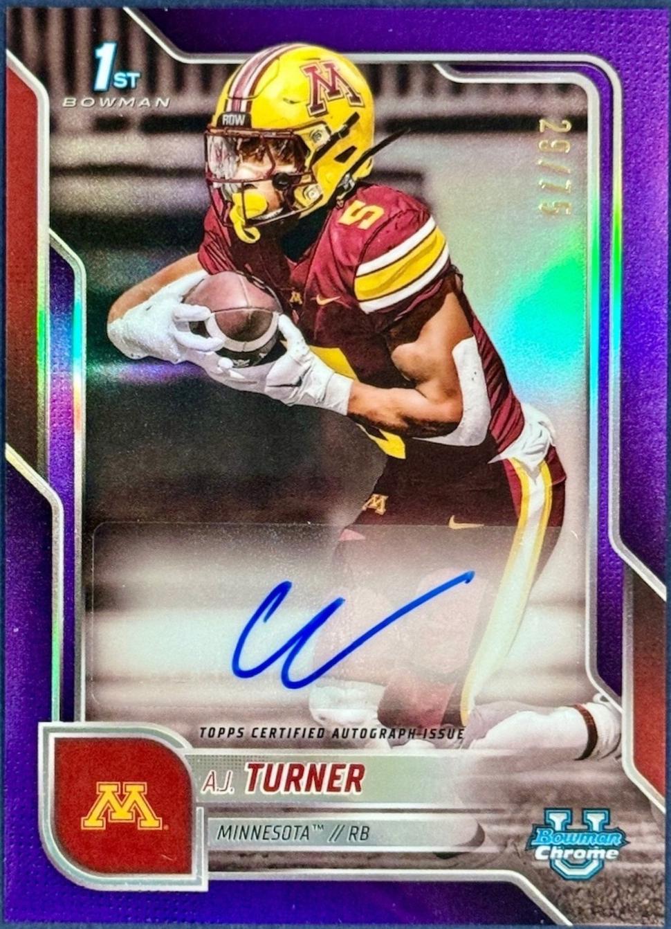 A.J. Turner [Purple Refractor] #BCA-AT