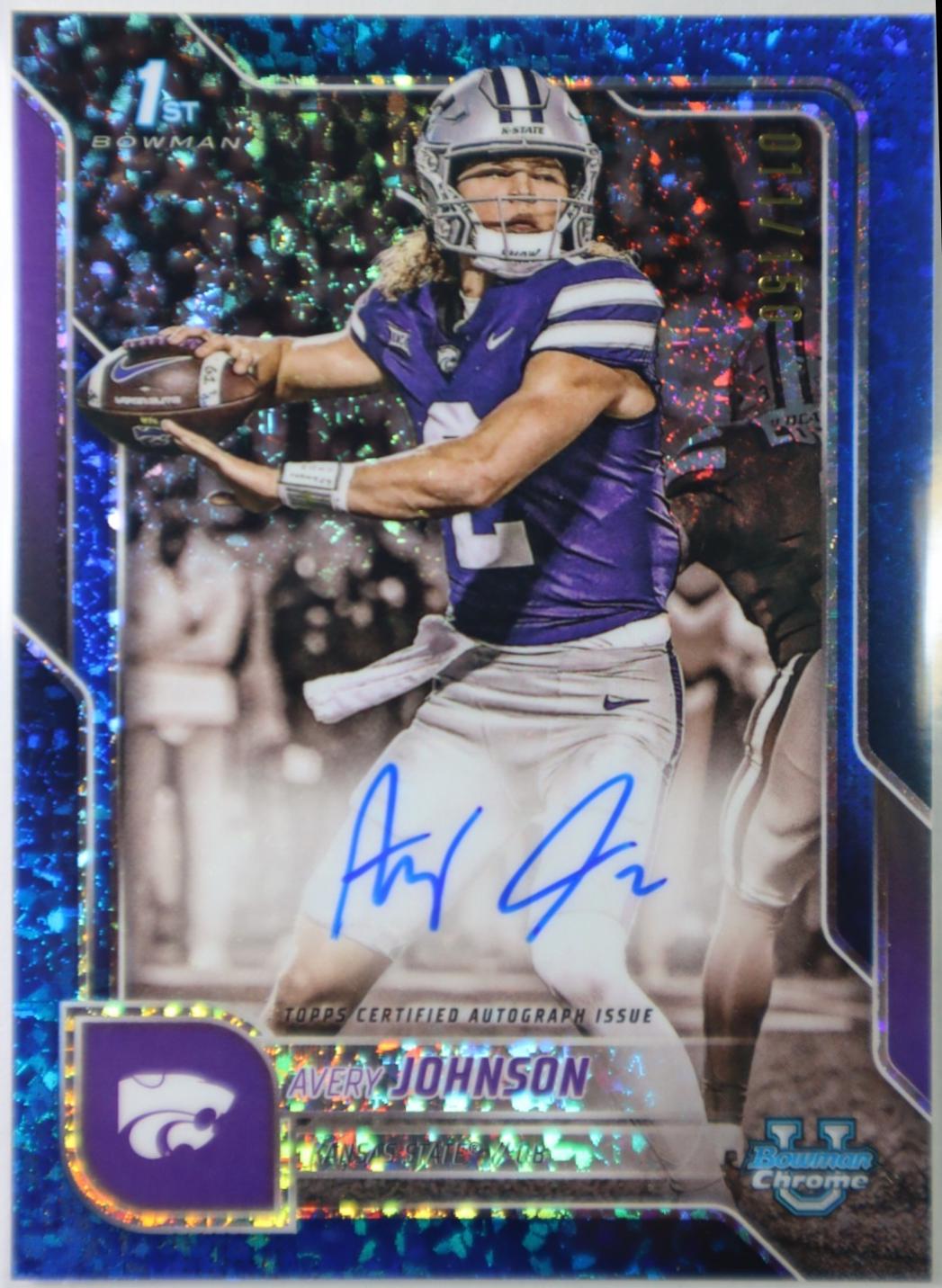Avery Johnson [Blue Refractor] #BCA-AJ