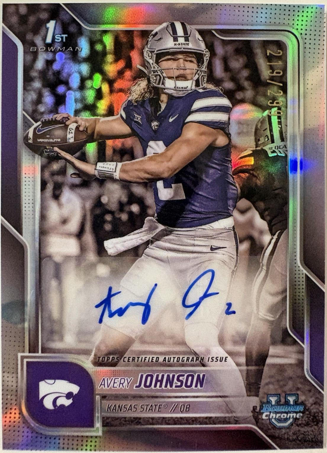 Avery Johnson [Refractor] #BCA-AJ