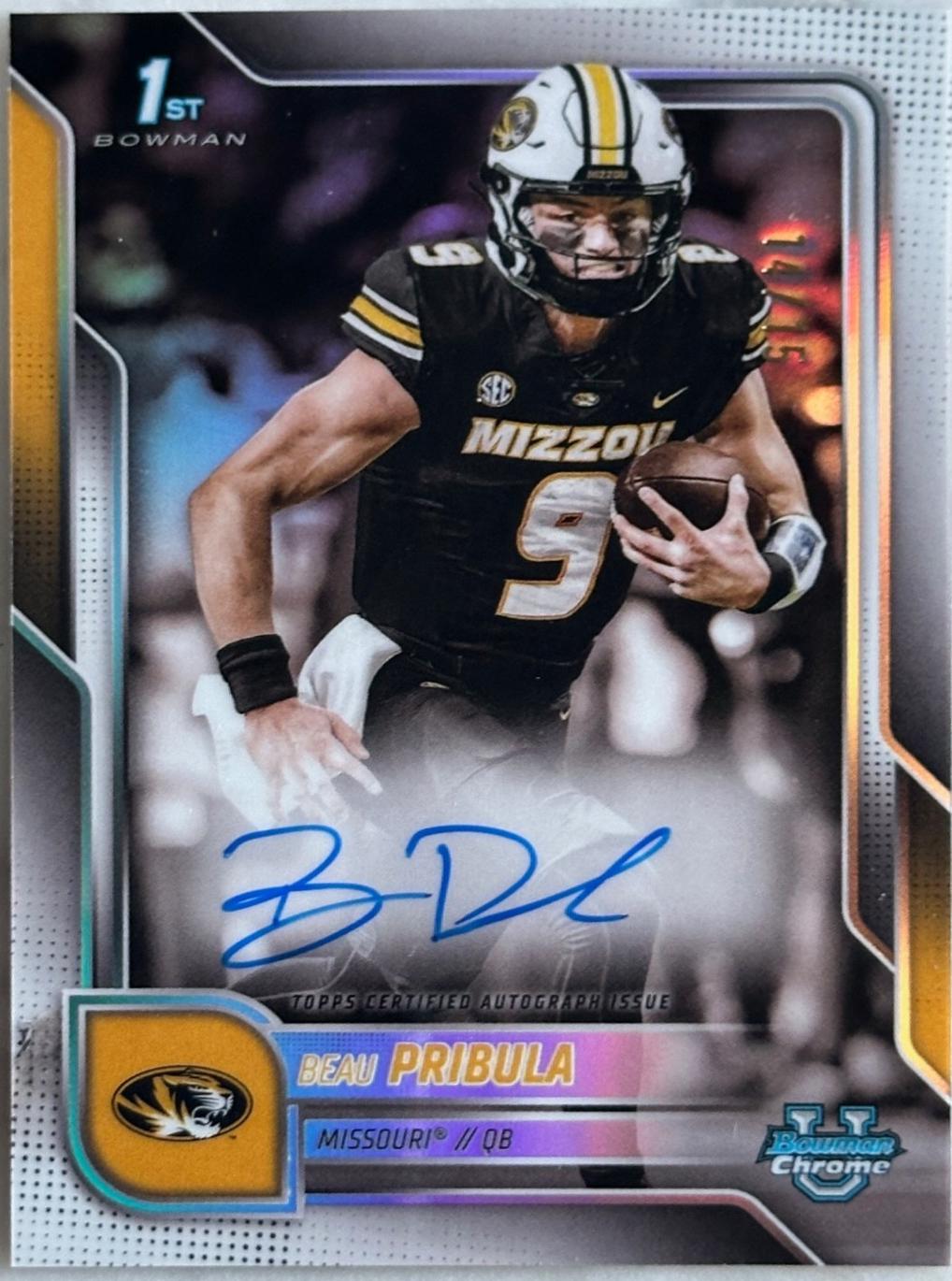 Beau Pribula [White Refractor] #BCA-BP