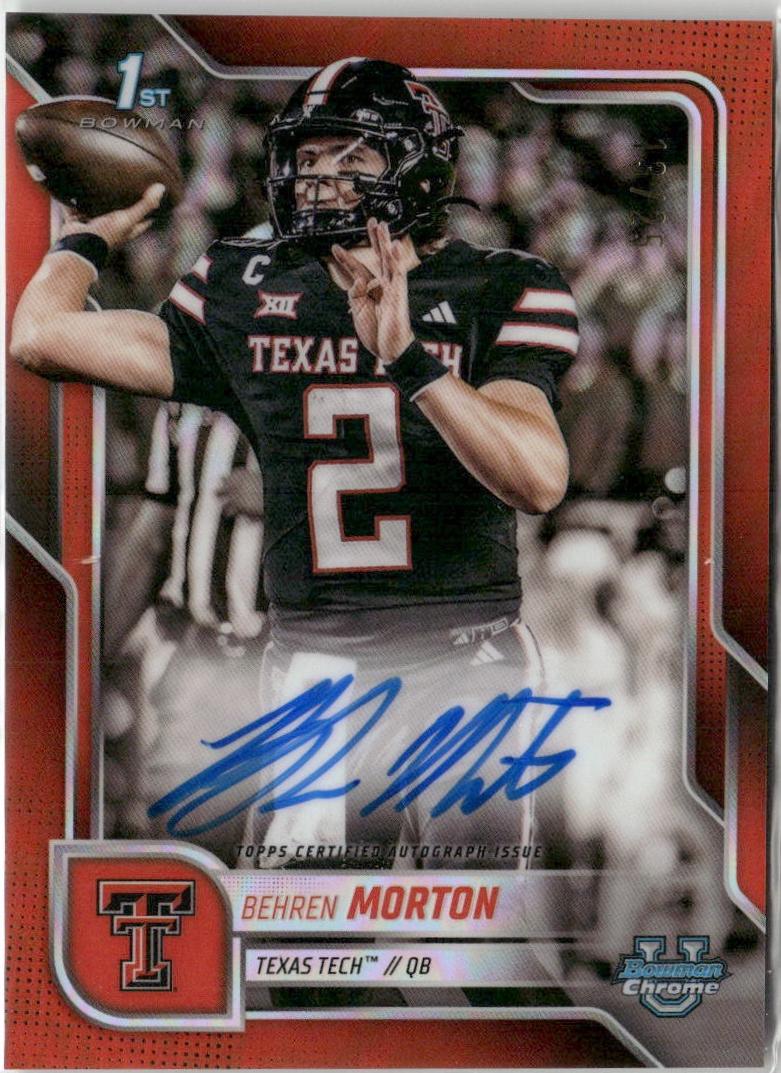 Behren Morton [Orange Refractor] #BCA-BM