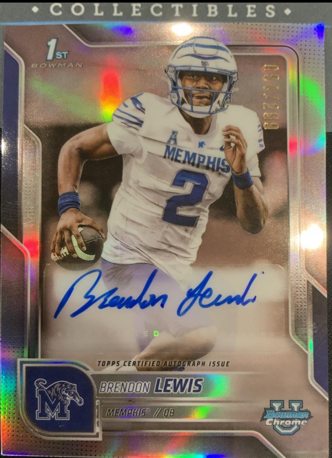 Brendon Lewis [Refractor] #BCA-BL