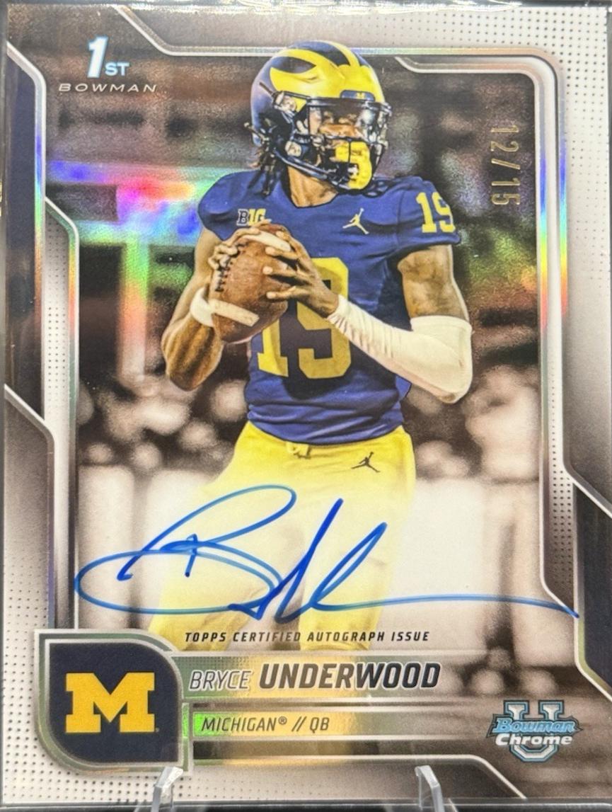 Bryce Underwood [White Refractor] #BCA-BUN