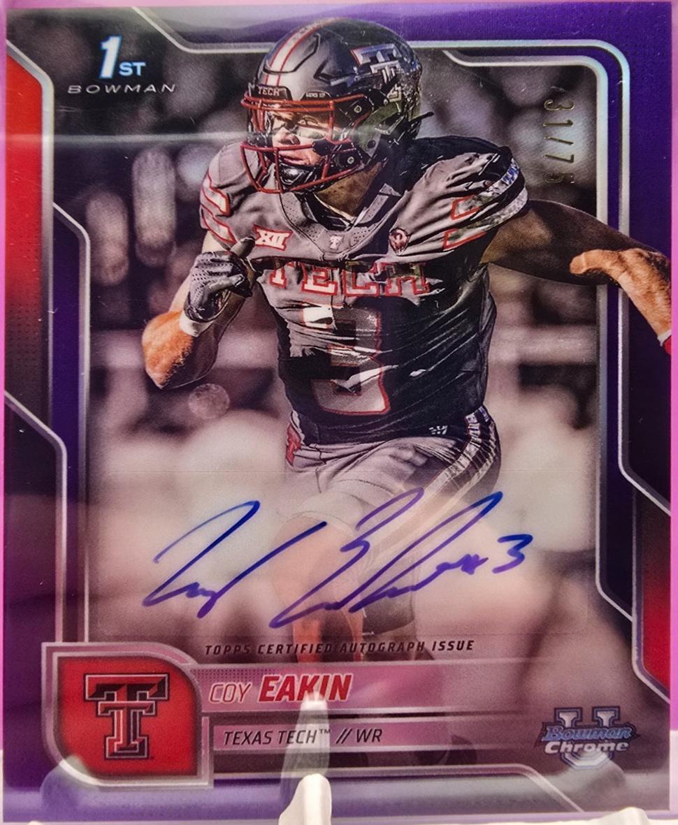 Coy Eakin [Purple Refractor] #BCA-CE