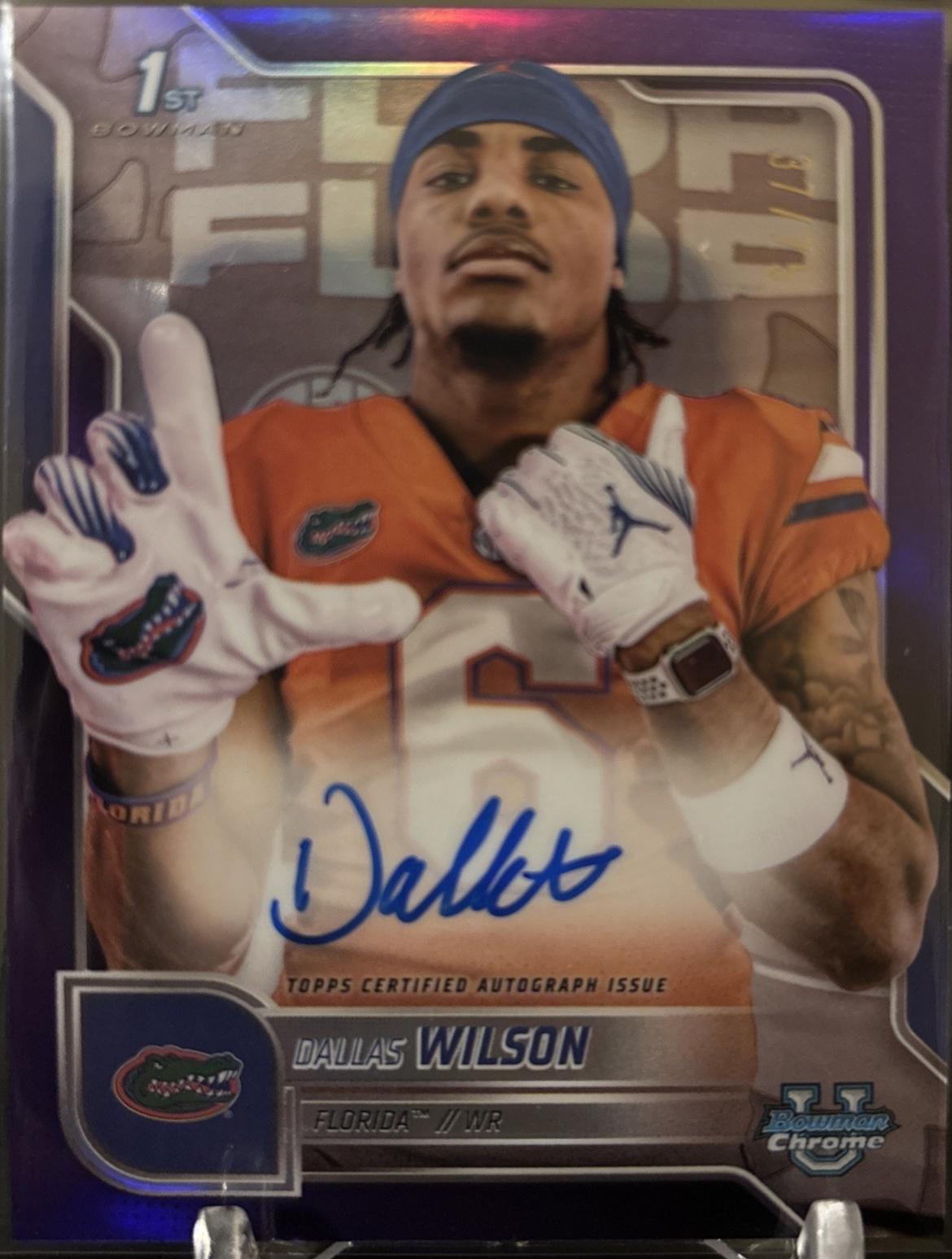 Dallas Wilson [Purple Refractor] #BCA-DWI