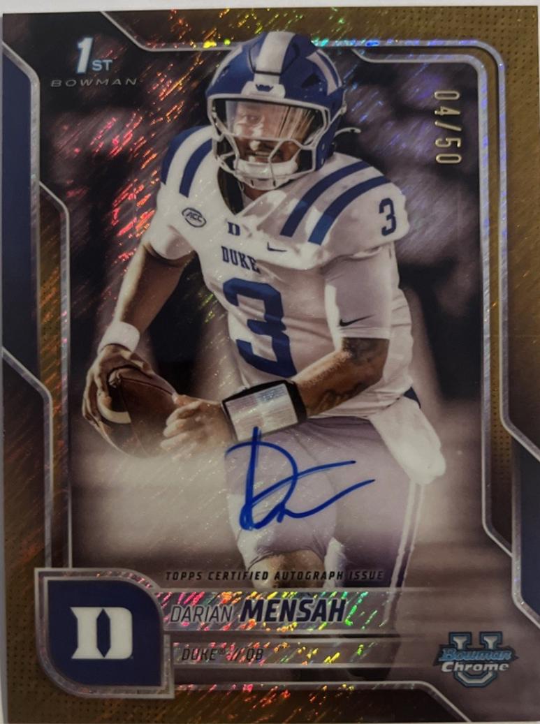 Darian Mensah [Gold Shimmer Refractor] #BCA-DM