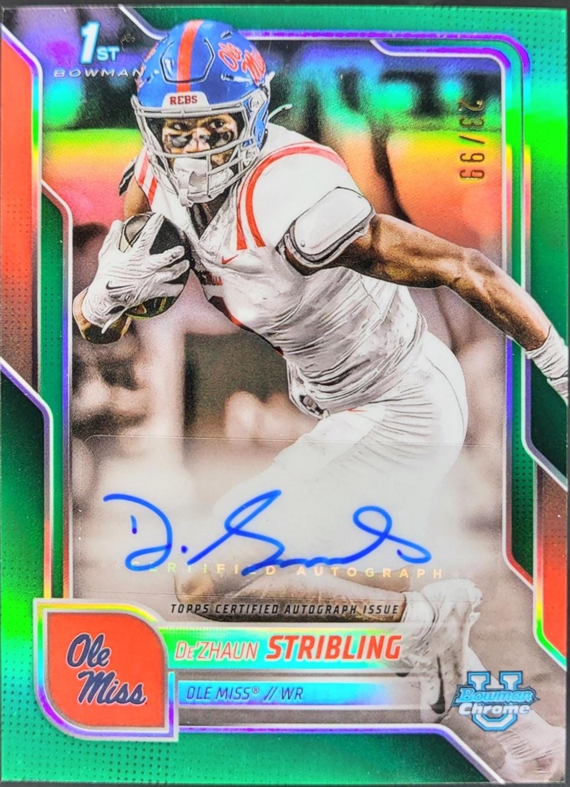 De'Zhaun Stribling [Green Refractor] #BCA-DST