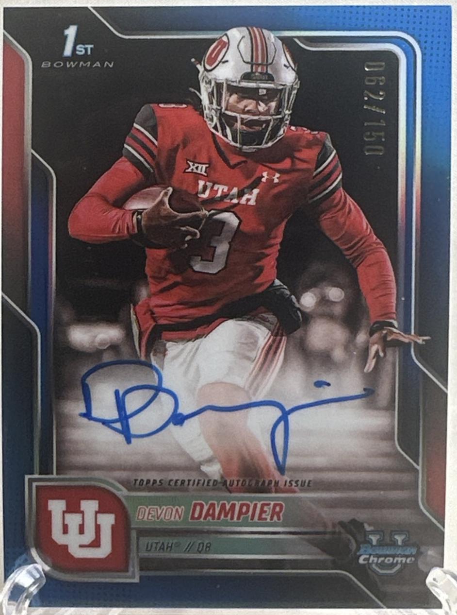 Devon Dampier [Blue Refractor] #BCA-DDA
